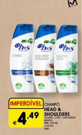 Shampoo head & shoulders