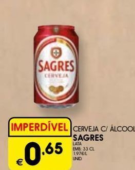 Meu Super Lata de cerveja sagres promoção