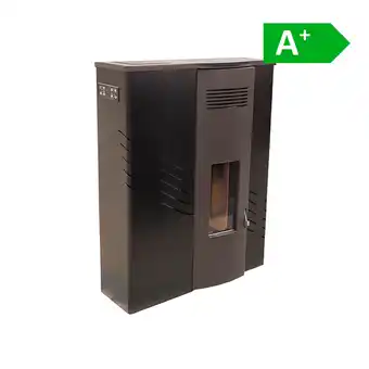 Bricomarché Salamandra a pellets “slim minus” 10kw preto promoção