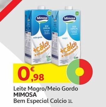 Auchan Leite uht mimosa promoção