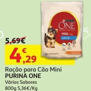 Ração cão junior purina one