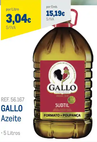 Makro Gallo Azeite 5 Litros promoção