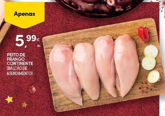 Continente Peito de Frango Continente 1kg promoção