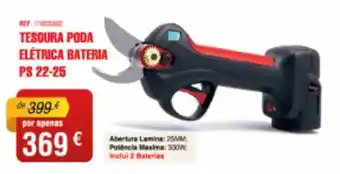 Tesoura Poda Eletrica Bateria PS 22-25