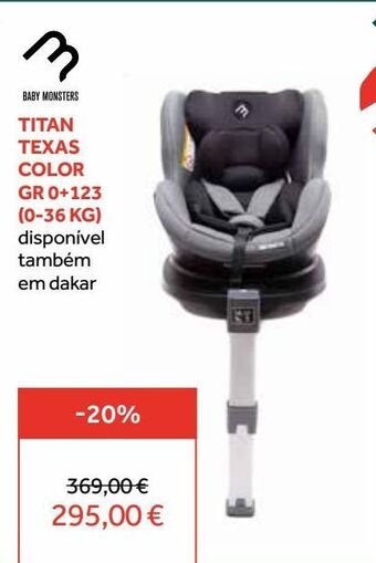 Prénatal Cadeira auto baby monsters promoção