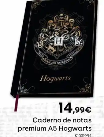 Caderno capa dura harry potter