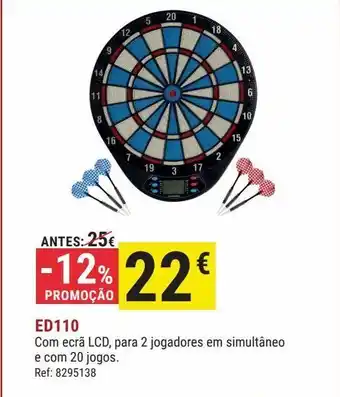 Decathlon Alvo eletrónico para dardos ed110 promoção