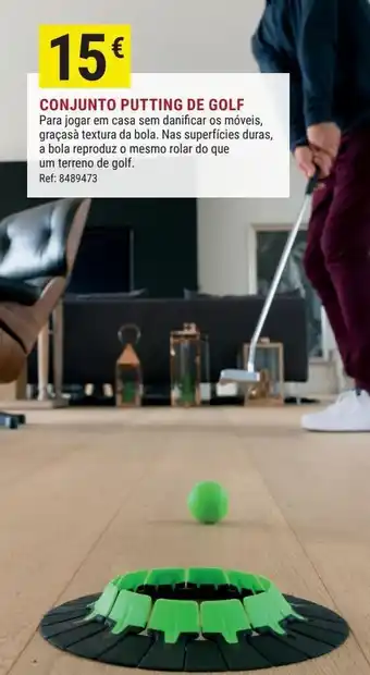 Decathlon Conjunto putting de golf promoção