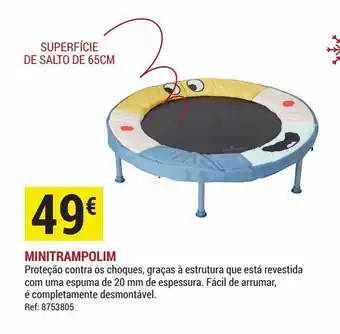 Decathlon Minitrampolim ginástica criança ecodesenhado promoção