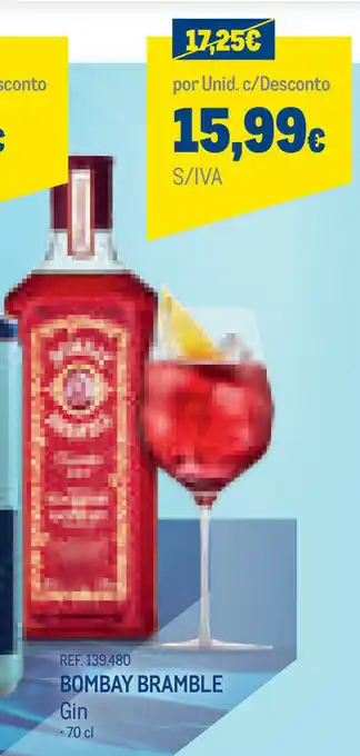 Makro BOmbay Bramble Gin 70cl promoção