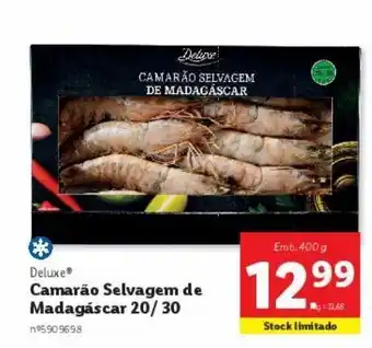 Camarão congelado deluxe