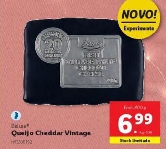 Lidl Queijos cheddar deluxe promoção