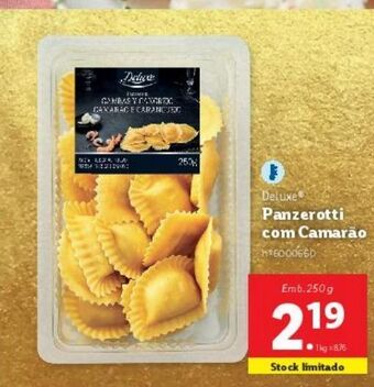 Lidl Massa e pasta deluxe promoção