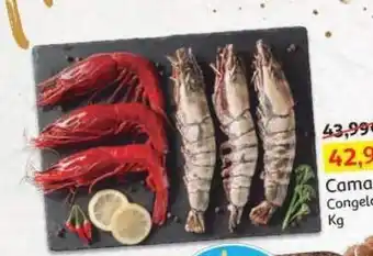 Auchan Camarão tigre selvagem congelado 4/6 kg promoção
