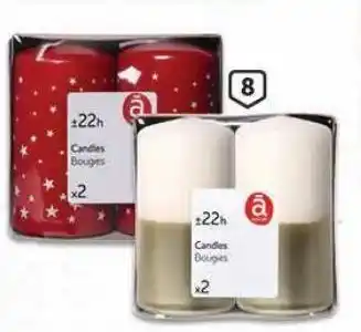 Auchan Conj. 2 velas actuel promoção