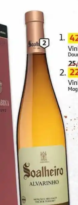 Auchan Vinho branco soalheiro magnum alvarinho 1.5 l promoção