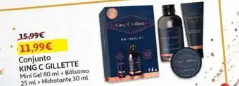 Conjunto gillette kingc mini gel60+bal25+hidra30