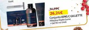 Auchan Conjunto gillette kcg maq dupl gume +gel60ml+gel promoção
