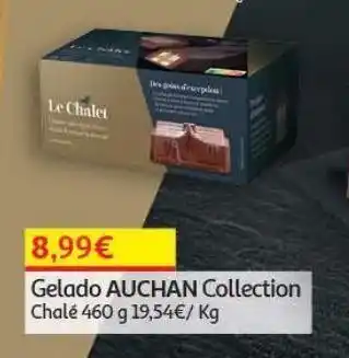 Auchan Gelado auchan collection le chalet 460g promoção