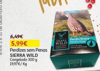 Auchan Perdizes s/penas sierra wild congelado 300 g promoção