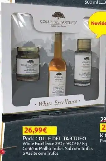 Auchan White excellence pack colle del tartufo 290g promoção