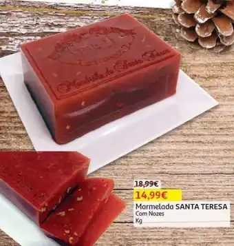 Auchan Marmelada santa teresa com nozes kg promoção