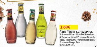 Água tónica schweppes