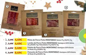 Auchan Misto de porco preto montaraz promoção