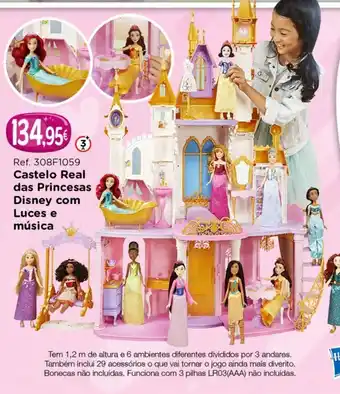 Centroxogo Princesas disney castelo real promoção