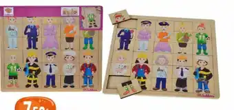 Puzzles encajables de madera profesiones eichhorn