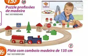 Centroxogo Pista com comboio madeira eichhorn, de 135cm promoção