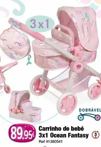 Centroxogo Carrinho de bebé 3x1 dobrável ocean fantasy promoção