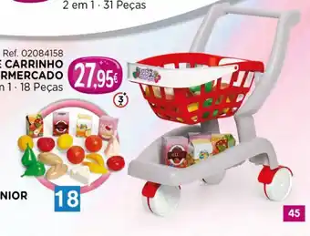 Carrinho de super 2 em 1