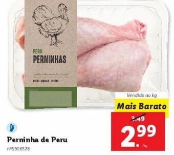 Lidl Coxas de peru promoção