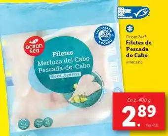 Lidl Filé de merluza promoção
