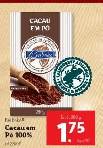 Lidl Cacau promoção
