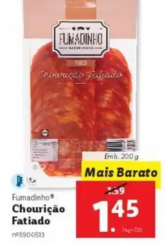 Lidl Salsicha defumada fumadinho promoção