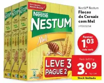 Lidl Cereais de trigo nestlé promoção