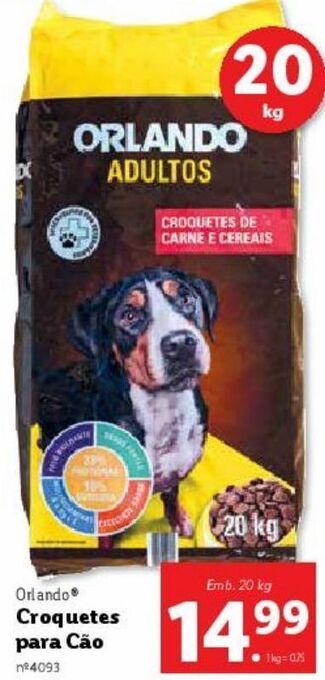 Lidl Ração para cães orlando promoção