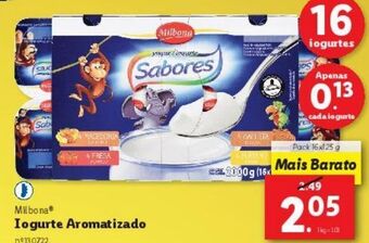 Lidl Iogurte milbona promoção