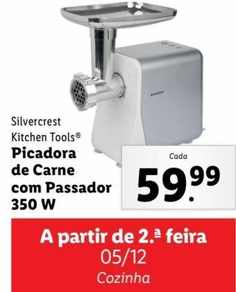 Lidl Moedor carne silvercrest promoção