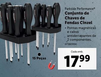 Lidl Conjunto de chaves parkside promoção
