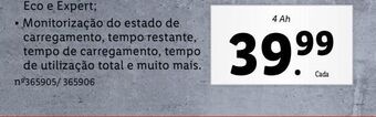 Lidl Bateria auxiliar para motor parkside promoção