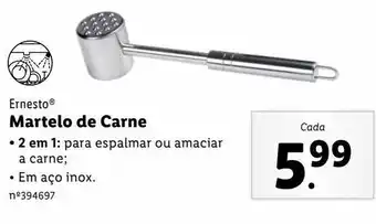 Lidl Martelo ernesto promoção