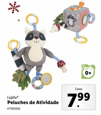 Lidl Peluches e animais lupilu promoção