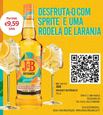 Makro J&B Whisky Botánico 70cl promoção