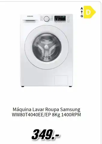 MediaMarkt Maquina Lavar roupa Samsung 8kg promoção