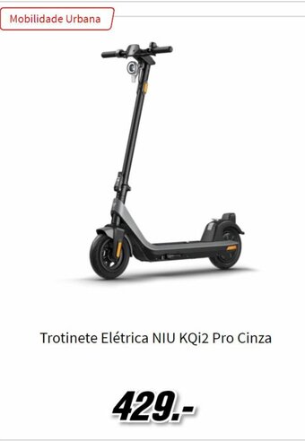 MediaMarkt Trotinete Eletrica NIU KQi2 Pro Cinza promoção
