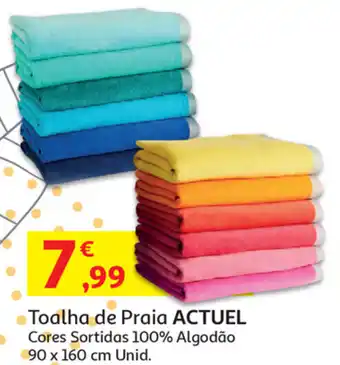 Auchan Toalha de Praia Actuel 90x160cm promoção