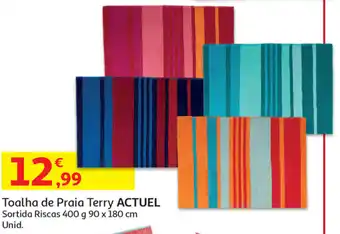 Toalha de Praia Actuel 400g 90x180cm